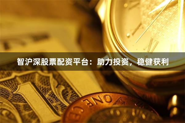 智沪深股票配资平台：助力投资，稳健获利